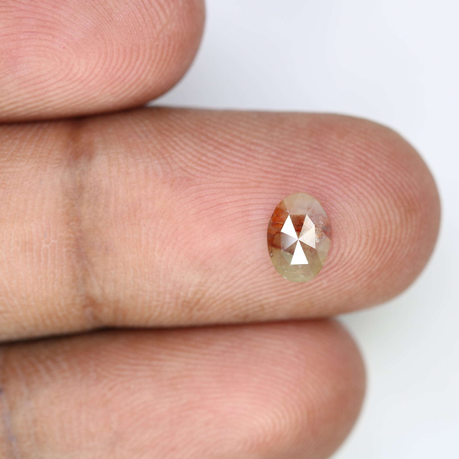 0.66 Carat Oval Shape Natural Loose Fancy Red Diamond (7.20 MM) for Promise Ring - Unique Gemstone for Custom Jewelry Designs - JayKrishna Diamond