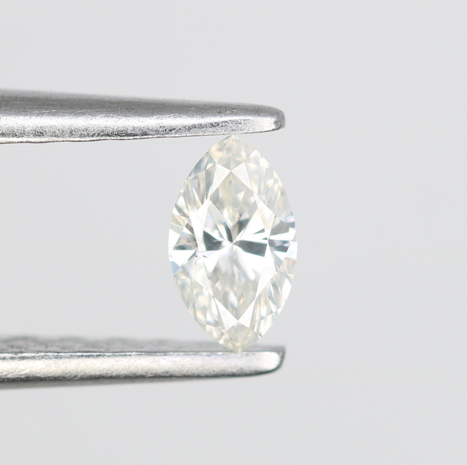 0.17 CT White Marquise Shape Salt and Pepper Loose Diamond - Perfect for Engagement Rings, Necklaces, Earrings, and Custom Jewelry - JayKrishna Diamond