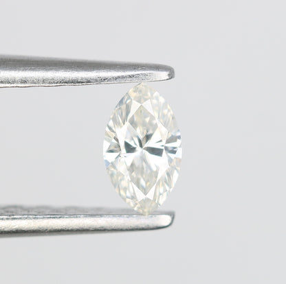 0.17 CT White Marquise Shape Salt and Pepper Loose Diamond - Perfect for Engagement Rings, Necklaces, Earrings, and Custom Jewelry - JayKrishna Diamond