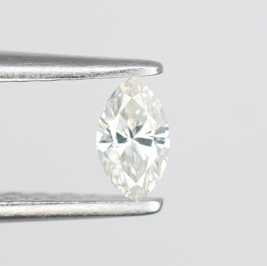 0.17 CT White Marquise Shape Salt and Pepper Loose Diamond - Perfect for Engagement Rings, Necklaces, Earrings, and Custom Jewelry - JayKrishna Diamond