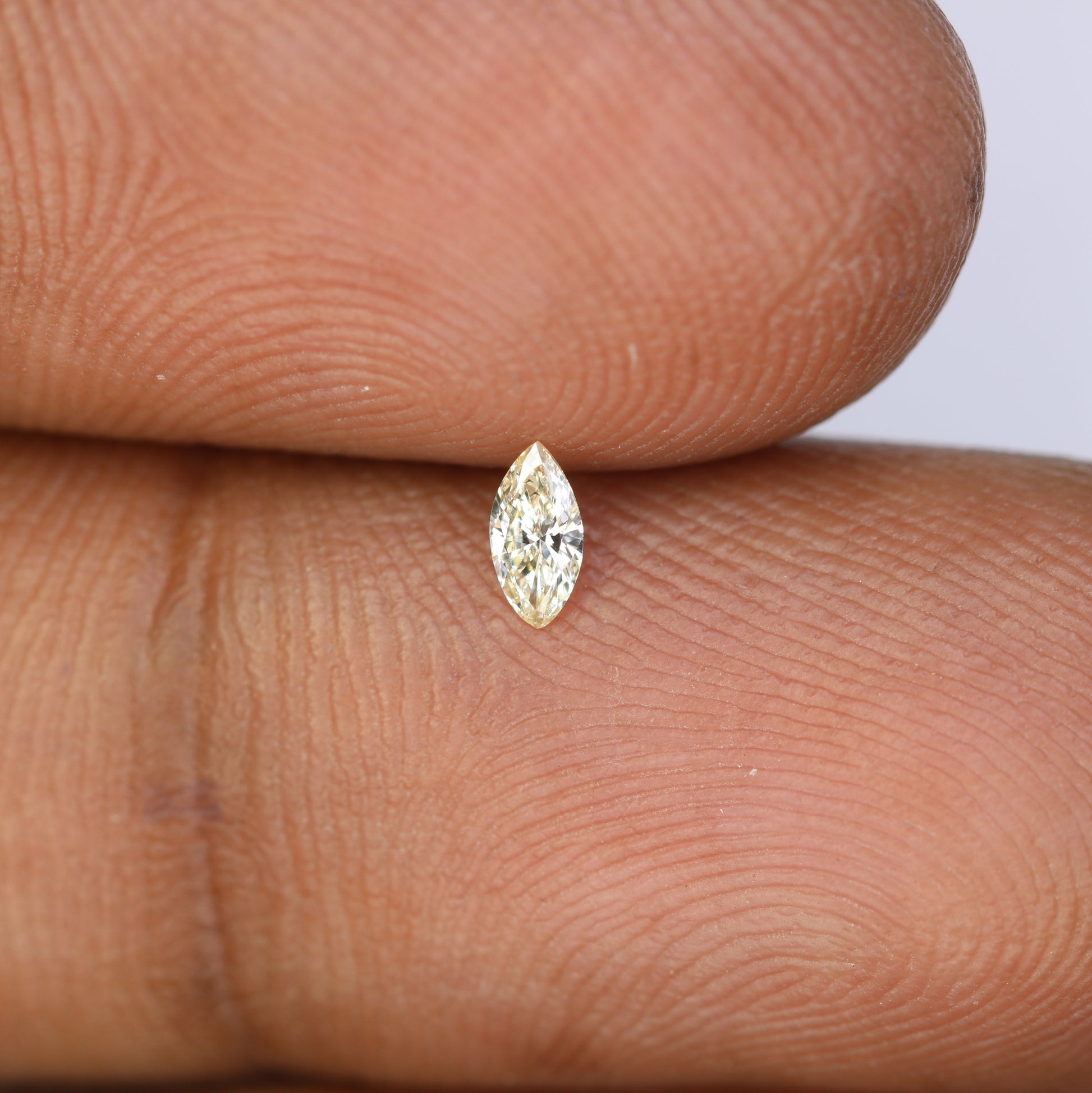 0.10 CT Marquise Cut Light Yellow Natural Diamond for Engagement Rings & Custom Jewelry - JayKrishna Diamond