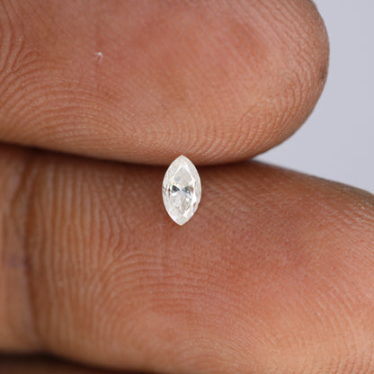 0.16 CT Marquise Cut White Natural Diamond - Perfect Loose Gemstone for Elegant Engagement Rings - JayKrishna Diamond
