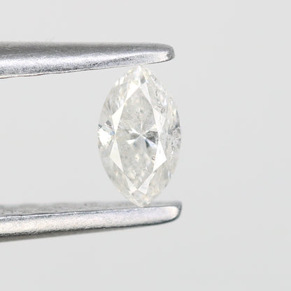 0.17 CT White Marquise Shape Loose Salt and Pepper Diamond for Engagement Rings, Custom Jewelry, and Stylish Bracelets - JayKrishna Diamond
