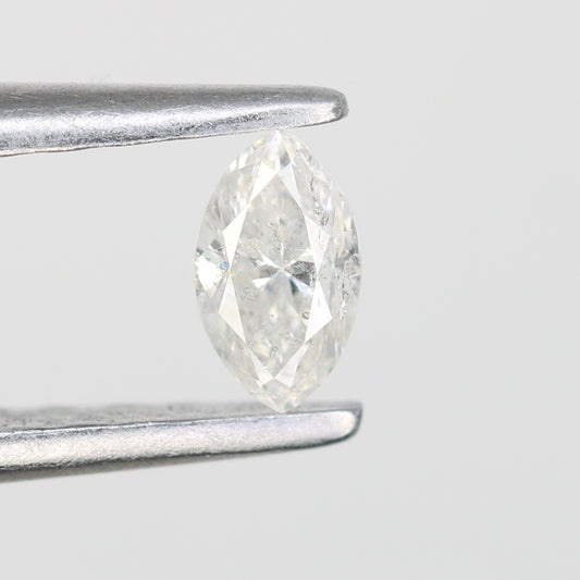 0.17 CT White Marquise Shape Loose Salt and Pepper Diamond for Engagement Rings, Custom Jewelry, and Stylish Bracelets - JayKrishna Diamond