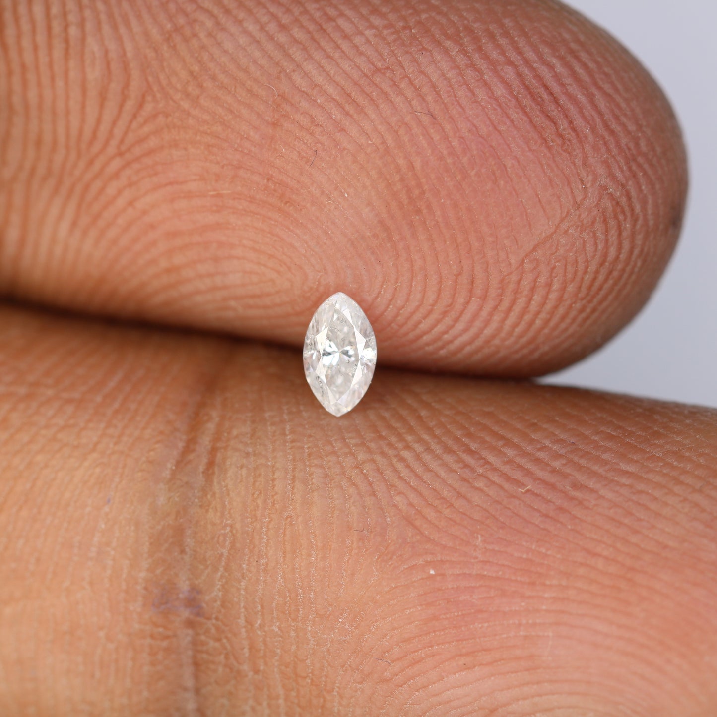 0.17 CT White Marquise Shape Loose Salt and Pepper Diamond for Engagement Rings, Custom Jewelry, and Stylish Bracelets - JayKrishna Diamond