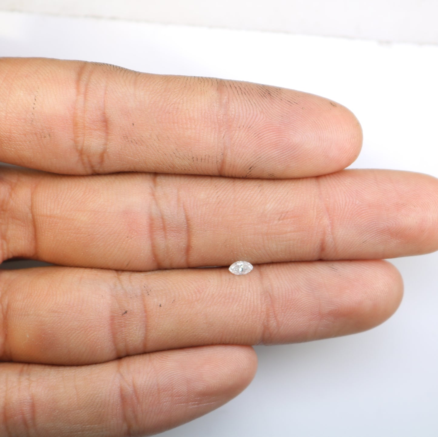 0.17 CT White Marquise Shape Loose Salt and Pepper Diamond for Engagement Rings, Custom Jewelry, and Stylish Bracelets - JayKrishna Diamond