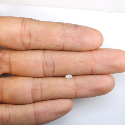 0.17 CT White Marquise Shape Loose Salt and Pepper Diamond for Engagement Rings, Custom Jewelry, and Stylish Bracelets - JayKrishna Diamond