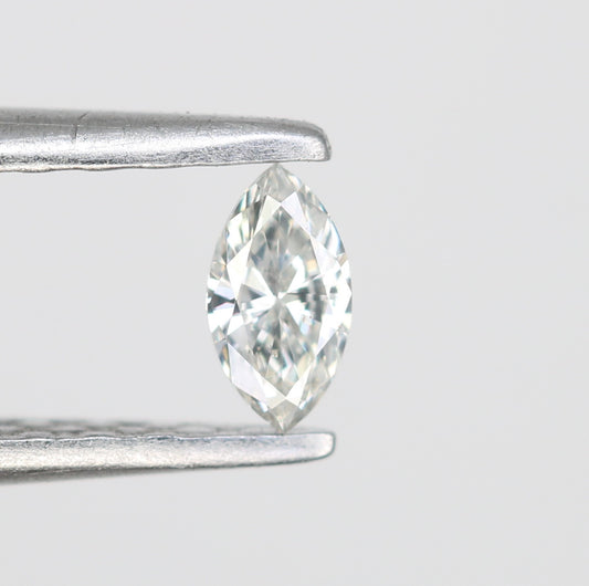 0.11 CT Marquise Shape Salt and Pepper Diamond for Engagements & Custom Jewelry - JayKrishna Diamond