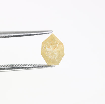 0.87 CT 7.10 MM Fancy Yellow Geometric Shape Loose Diamond For Engagement Ring - JayKrishna Diamond