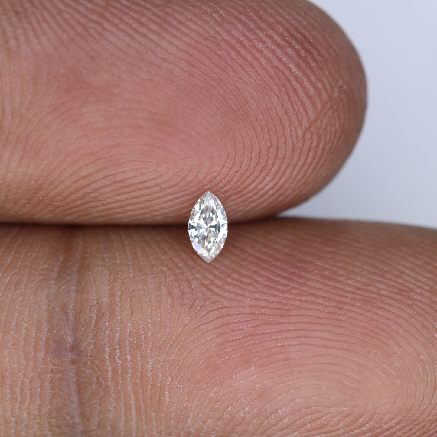 0.11 CT Marquise Shape Salt and Pepper Diamond for Engagements & Custom Jewelry - JayKrishna Diamond