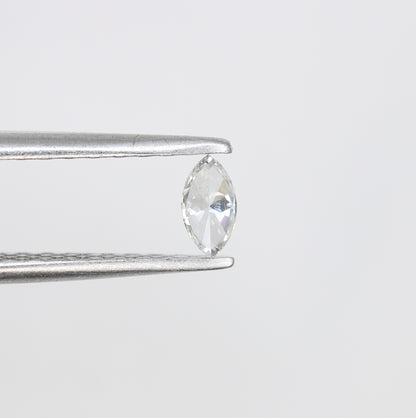 0.11 CT Marquise Shape Salt and Pepper Diamond for Engagements & Custom Jewelry - JayKrishna Diamond