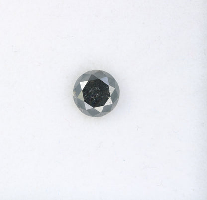 1.15 CT Salt and Pepper Round Brilliant Cut Diamond For Engagement Ring - JayKrishna Diamond