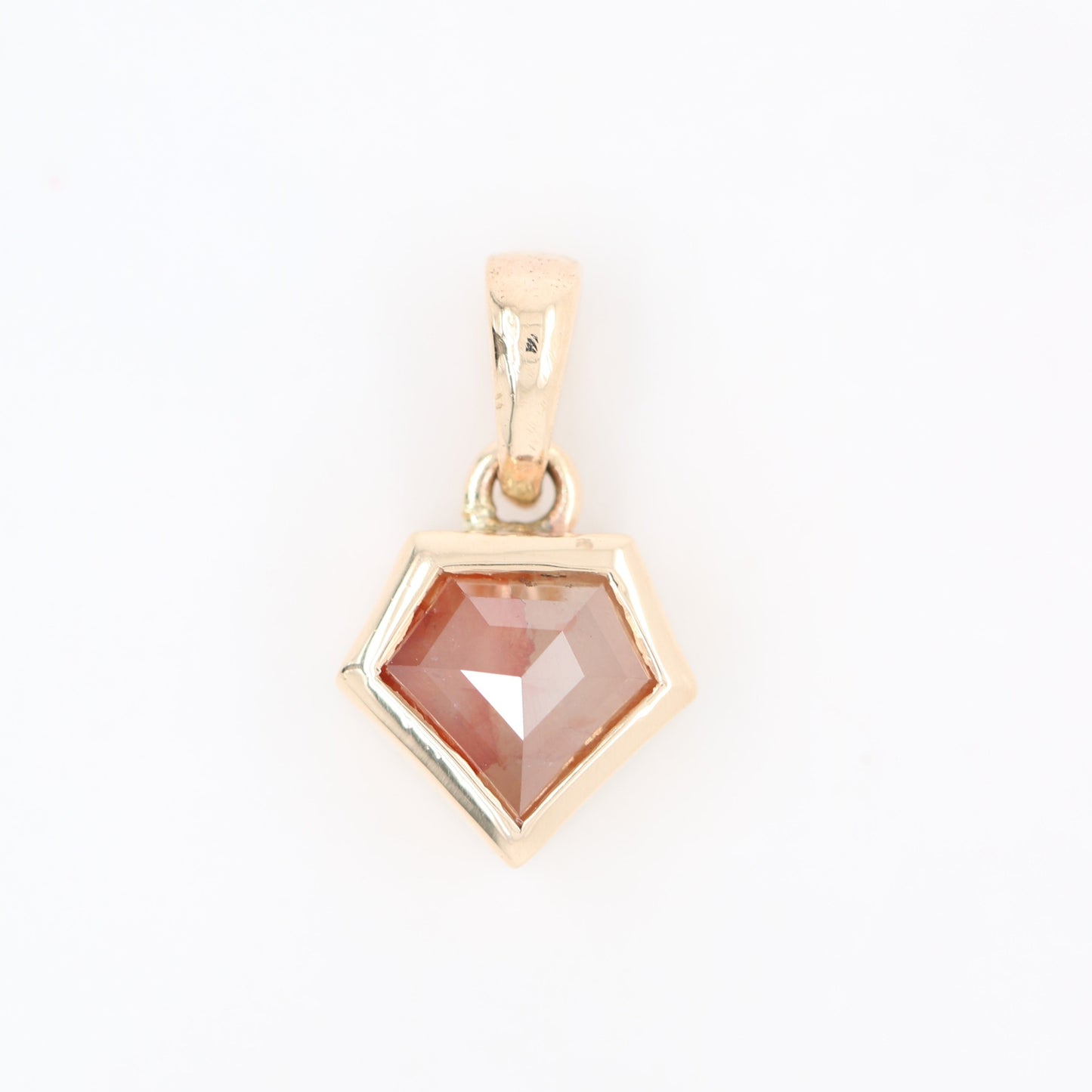 Copy of Green Aquamarine Oval Stone Pendant With 10K Yellow Gold Pendant Gift For Her - JayKrishna Diamond