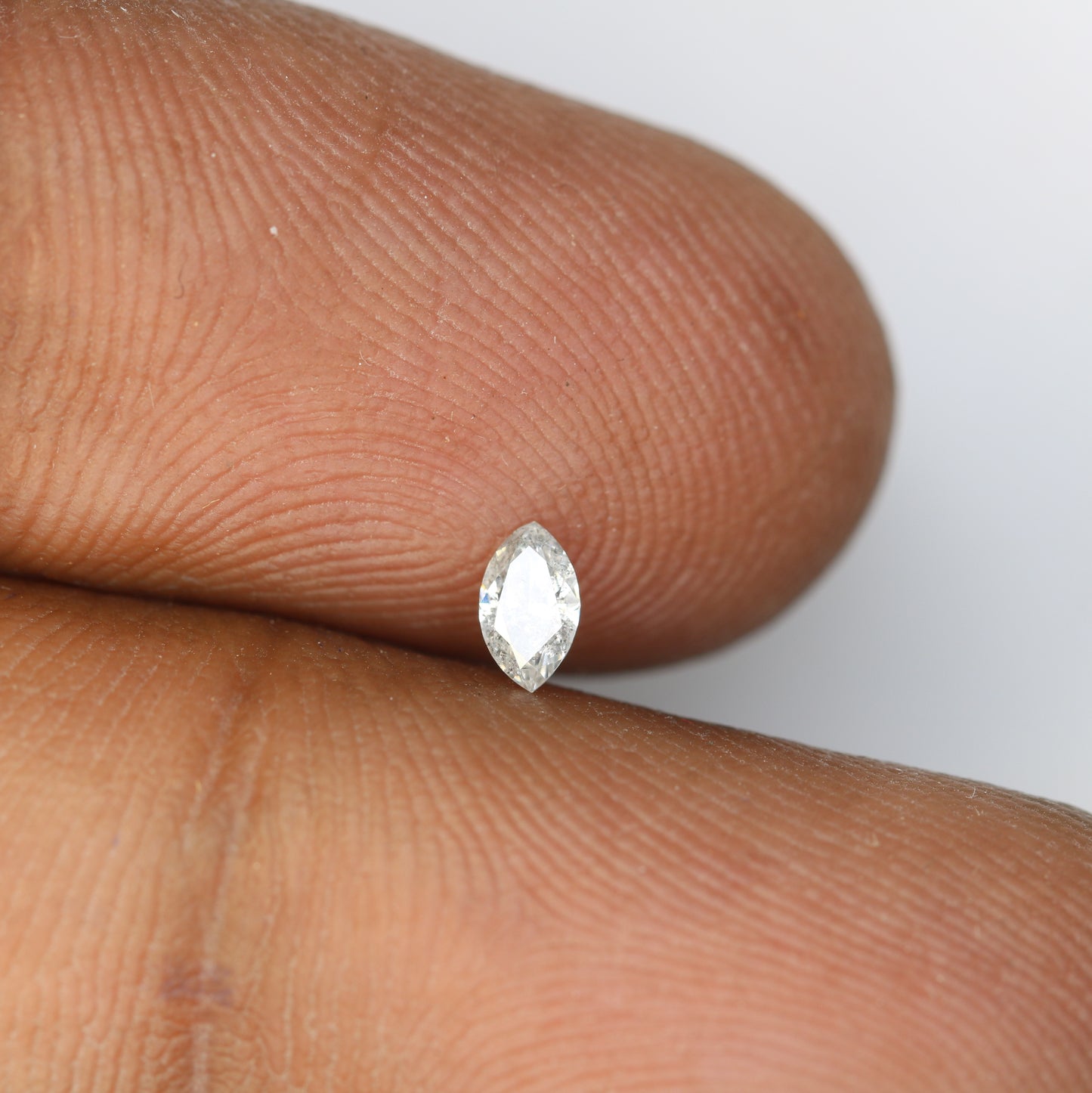 0.13 CT Marquise Shape Salt and Pepper Diamond – Ideal for Engagement Rings, Custom Jewelry, and Unique Designs - JayKrishna Diamond