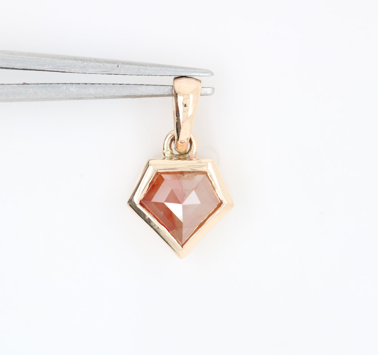 Copy of Green Aquamarine Oval Stone Pendant With 10K Yellow Gold Pendant Gift For Her - JayKrishna Diamond