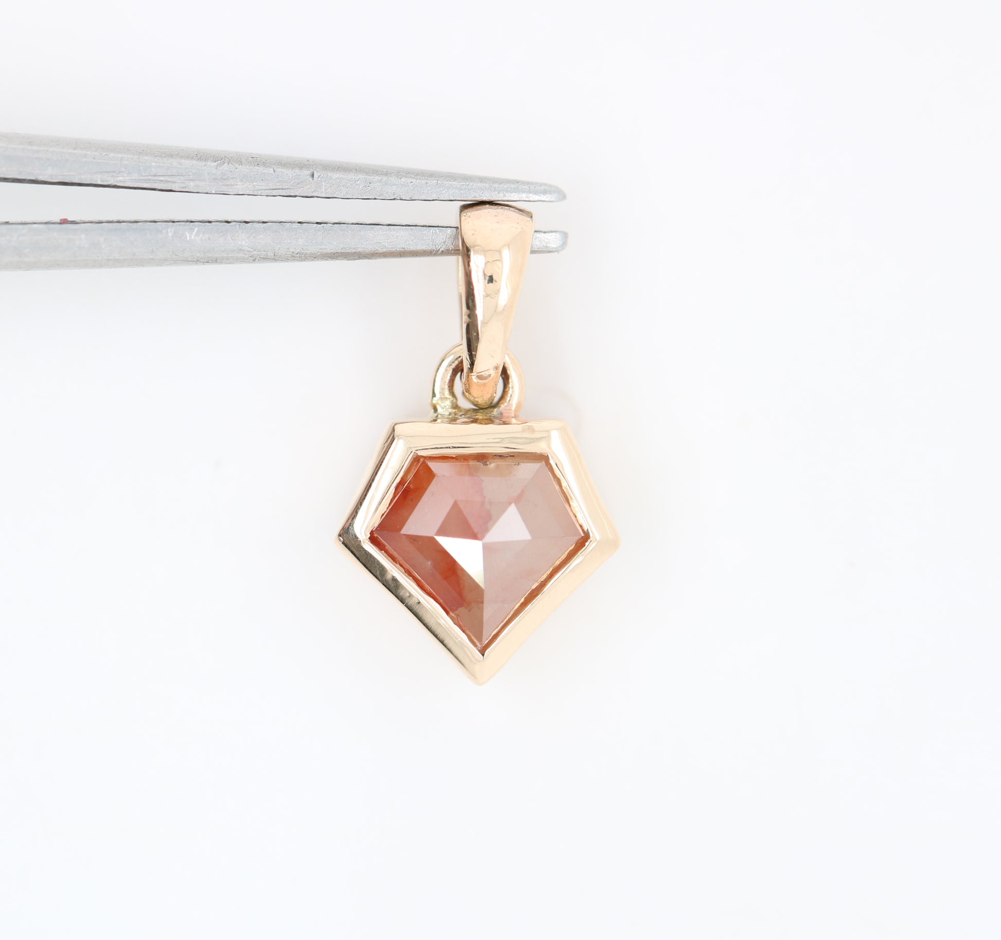 Copy of Green Aquamarine Oval Stone Pendant With 10K Yellow Gold Pendant Gift For Her - JayKrishna Diamond