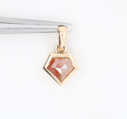 Copy of Green Aquamarine Oval Stone Pendant With 10K Yellow Gold Pendant Gift For Her - JayKrishna Diamond
