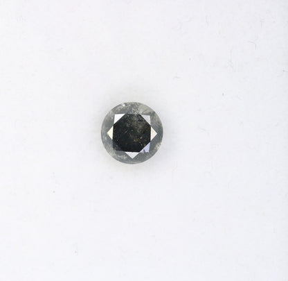 1.12 CT Beautiful Round Shape Brilliant Cut Natural Salt And Pepper Diamond For Proposal Ring - JayKrishna Diamond