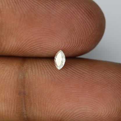 0.16 CT Marquise Cut White Natural Diamond - Loose Gemstone for Engagement Rings & Fine Jewelry - JayKrishna Diamond