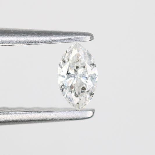 0.14 CT Marquise Shape Salt and Pepper Diamond for Engagement Rings, Custom Jewelry, and Chic Bracelets - JayKrishna Diamond