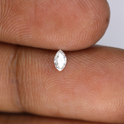 0.14 CT Marquise Shape Salt and Pepper Diamond for Engagement Rings, Custom Jewelry, and Chic Bracelets - JayKrishna Diamond