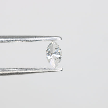 0.14 CT Marquise Shape Salt and Pepper Diamond for Engagement Rings, Custom Jewelry, and Chic Bracelets - JayKrishna Diamond