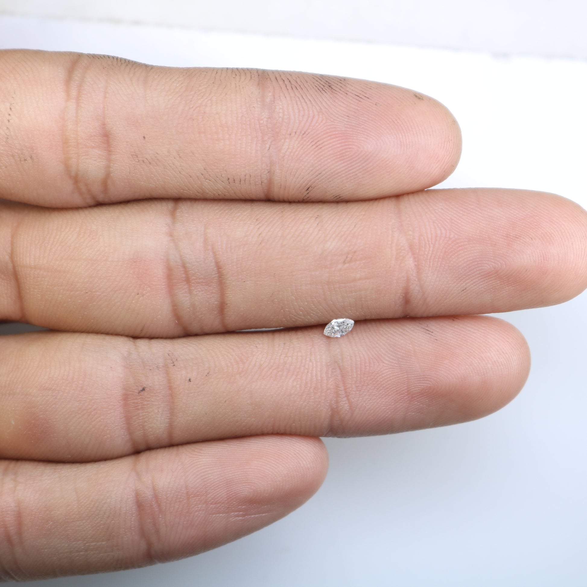 0.14 CT Marquise Shape Salt and Pepper Diamond for Engagement Rings, Custom Jewelry, and Chic Bracelets - JayKrishna Diamond