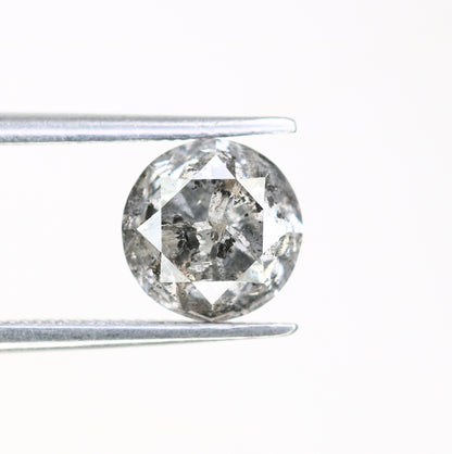 Round Brilliant Cut Loose Diamond 1.86 Carat Natural Salt And Pepper Diamond For Galaxy Ring - JayKrishna Diamond