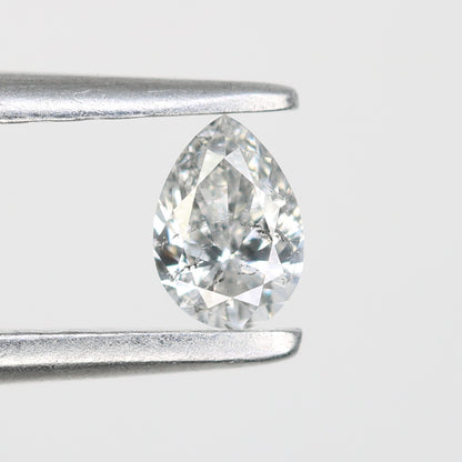 0.17 CT Salt and Pepper Pear Shape Diamond for Engagement Rings, Custom Jewelry, and Stylish Bracelets - JayKrishna Diamond