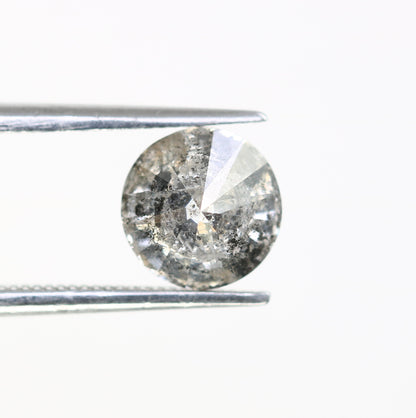 Round Brilliant Cut Loose Diamond 1.86 Carat Natural Salt And Pepper Diamond For Galaxy Ring - JayKrishna Diamond