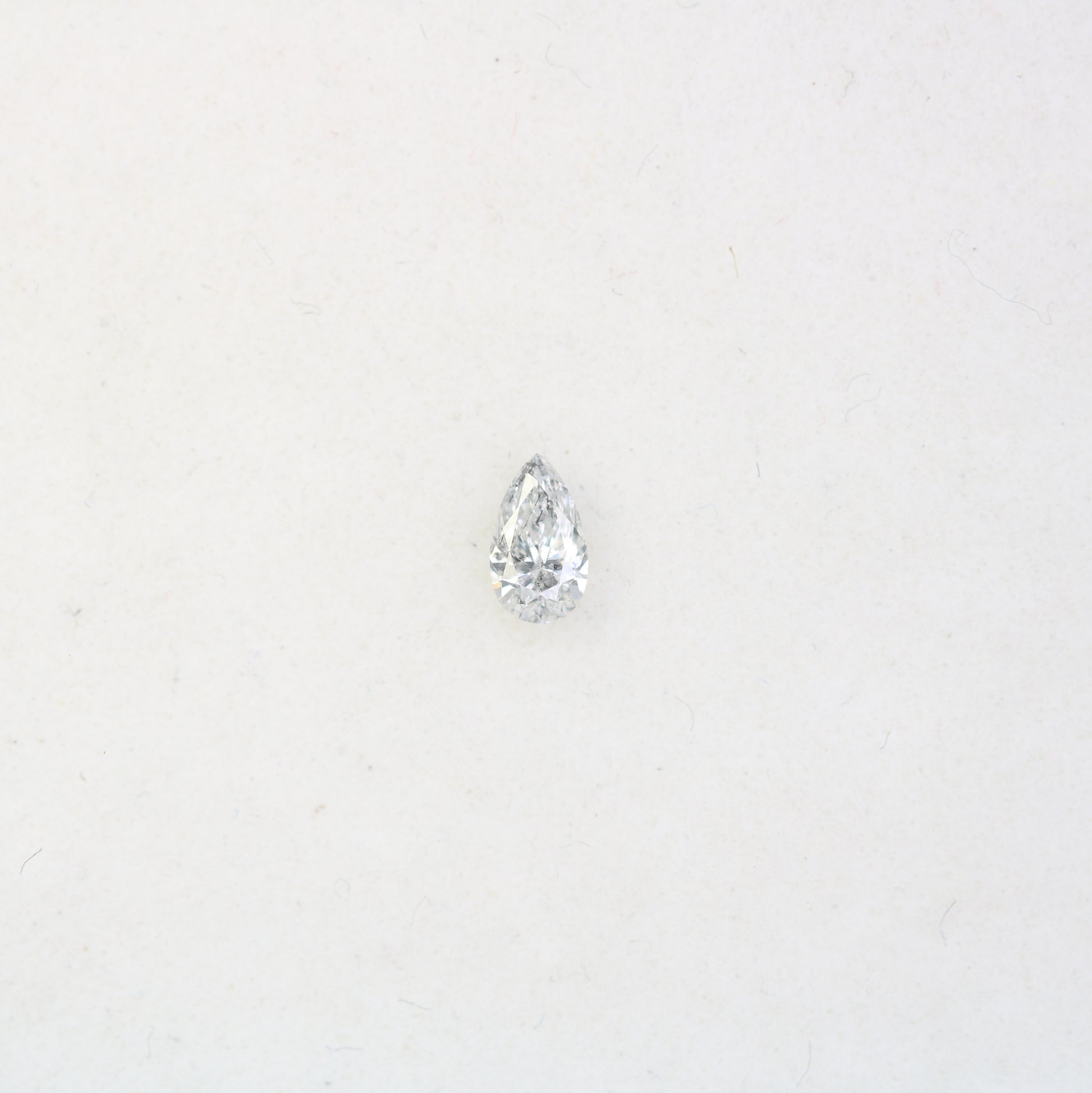 0.16 CT Natural Salt and Pepper Pear Shape Diamond - Perfect for Engagement Rings, Necklaces, Earrings, and Bracelets - JayKrishna Diamond