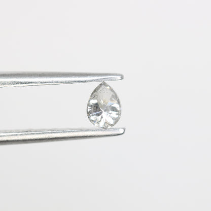 0.17 CT Pear Shape Salt and Pepper Diamond - Perfect for Engagement Rings, Necklaces, Earrings, and Custom Jewelry - JayKrishna Diamond