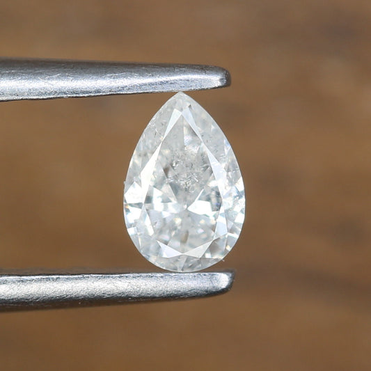 0.14 CT Pear Shape White Natural Diamond – Ideal for Engagement Rings, Diamond Rings, Necklaces, Earrings, and Bracelets - JayKrishna Diamond