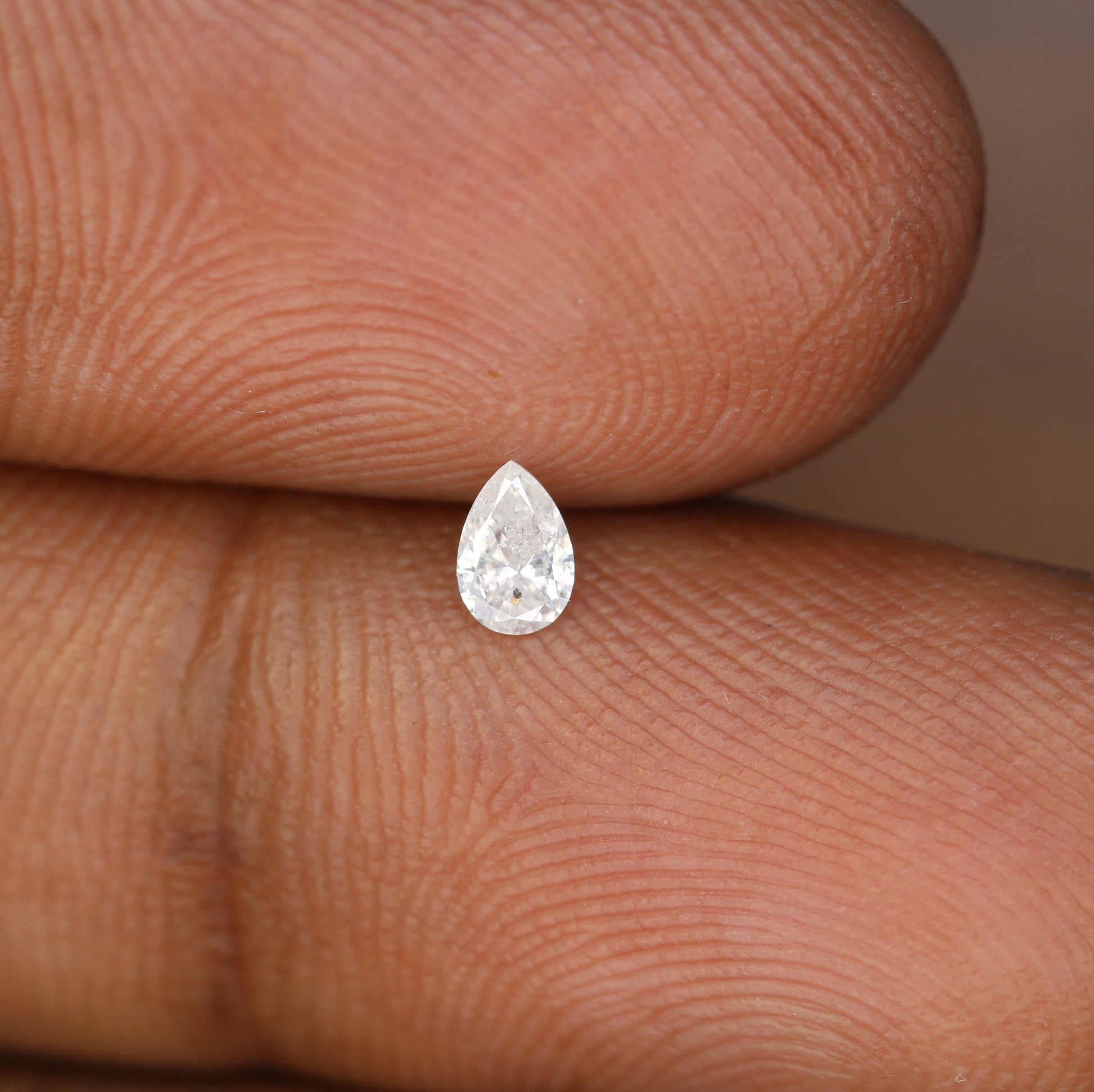 0.14 CT Pear Shape White Natural Diamond – Ideal for Engagement Rings, Diamond Rings, Necklaces, Earrings, and Bracelets - JayKrishna Diamond