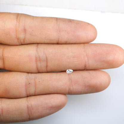0.14 CT Pear Shape White Natural Diamond – Ideal for Engagement Rings, Diamond Rings, Necklaces, Earrings, and Bracelets - JayKrishna Diamond