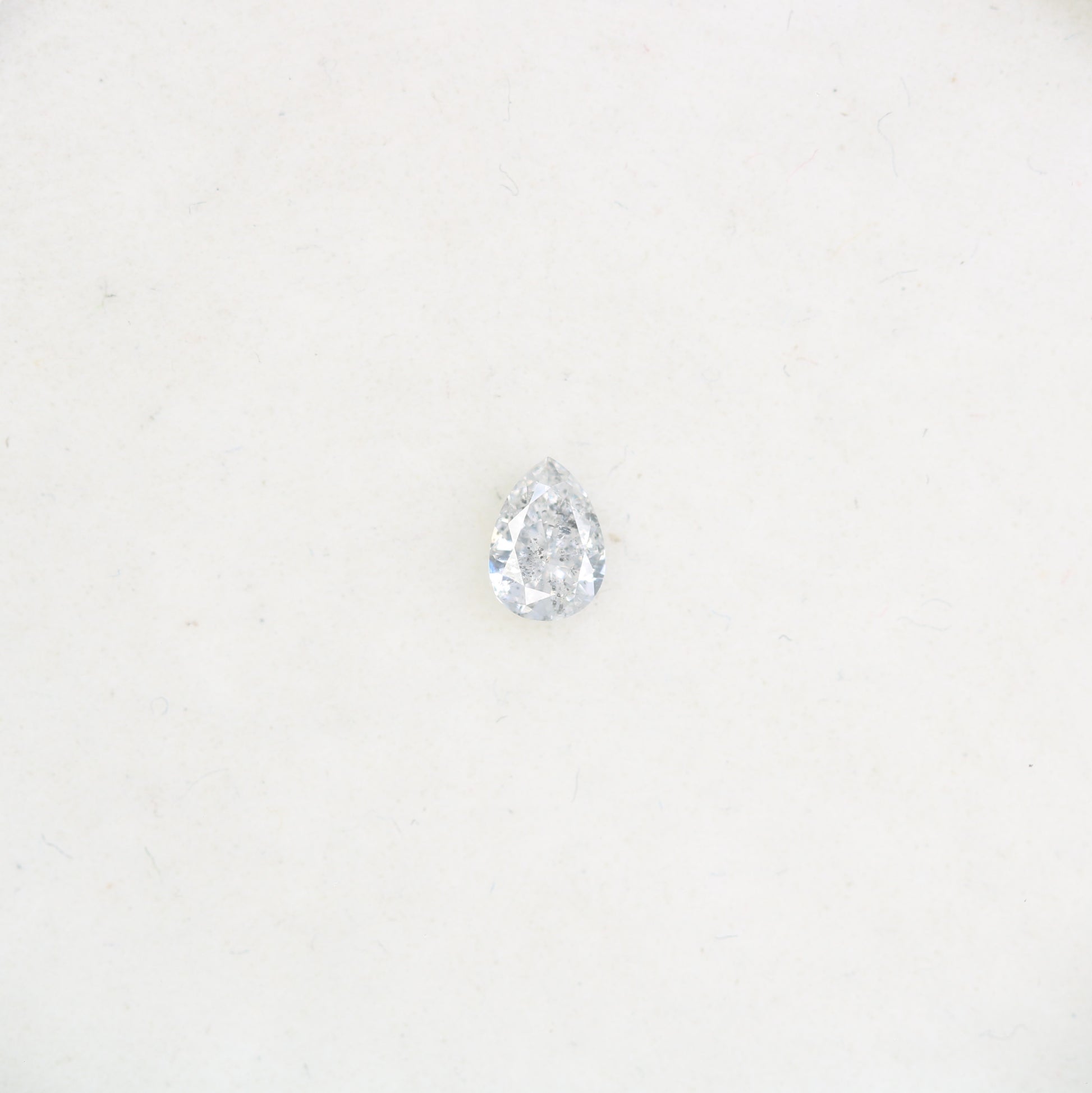 0.16 CT Salt and Pepper Pear Shape Natural Diamond - Ideal for Engagement Rings and Custom Jewelry - JayKrishna Diamond