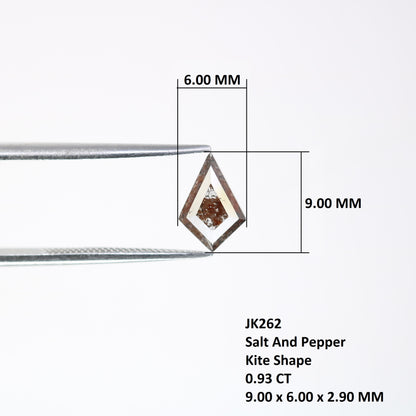 0.93 Carat Kite Shaped Natural Red Color Loose Diamond 9.00 MM For Engagement Ring - JayKrishna Diamond