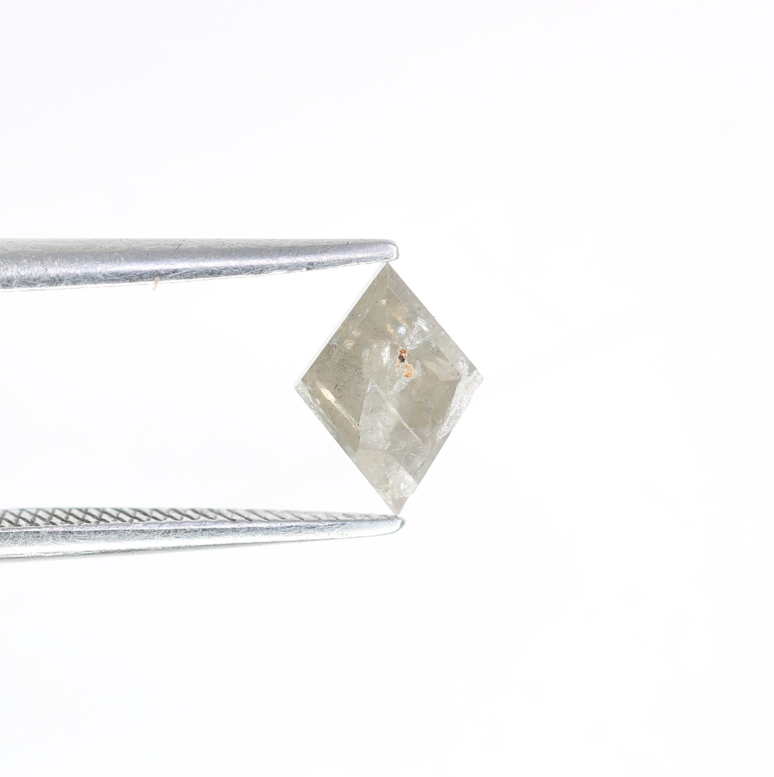 0.84 Carat Natural Salt And Pepper Loose Kite Cut Diamond For Promise Ring - JayKrishna Diamond