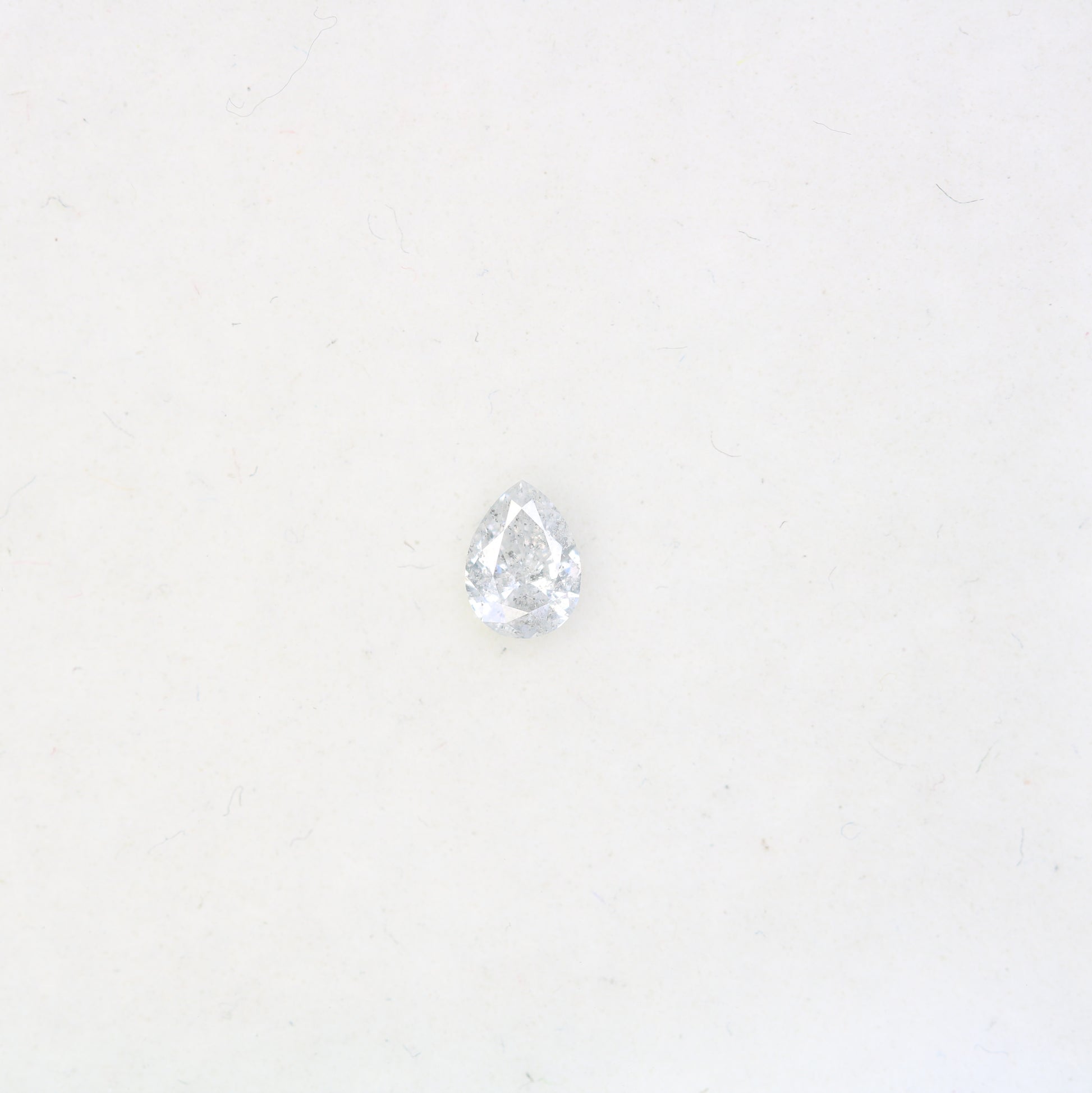 0.17 CT Pear Shape White Salt and Pepper Loose Diamond - Ideal for Engagement Rings, Necklaces, Earrings, and Custom Jewelry - JayKrishna Diamond