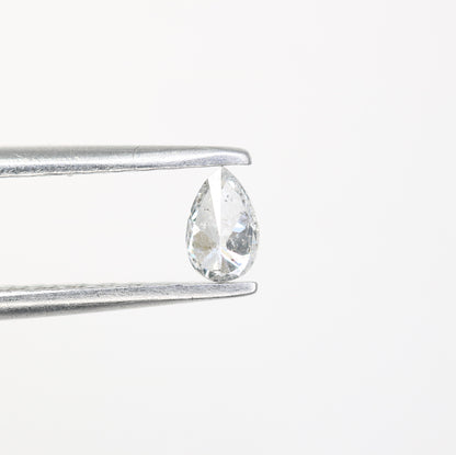 0.16 CT Salt and Pepper Pear Cut Natural Loose Diamond - Perfect for Engagement Rings and Custom Jewelry - JayKrishna Diamond