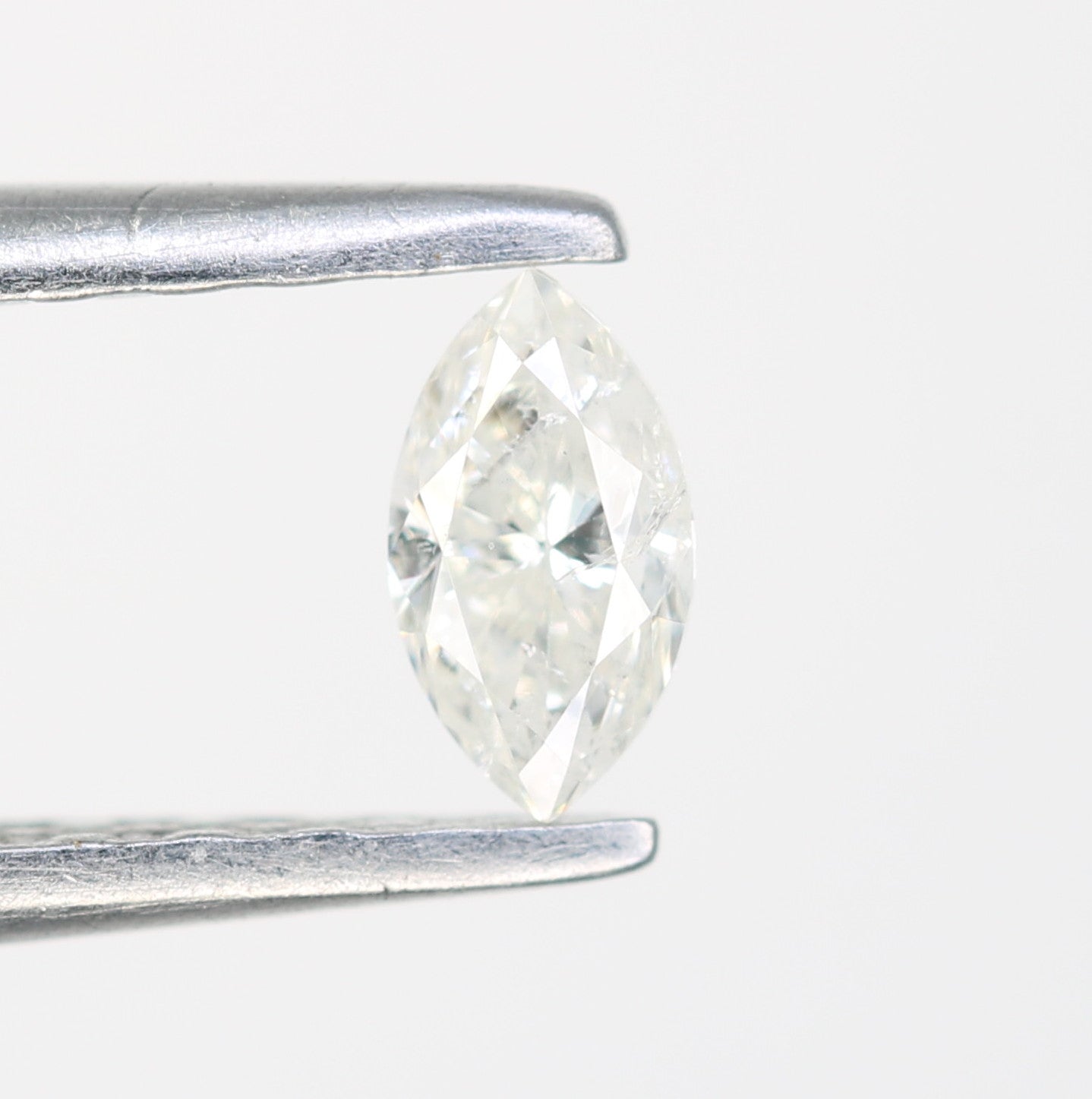 0.17 CT White Marquise Shape Loose Salt and Pepper Diamond - Perfect for Engagement Rings, Necklaces, Earrings, and Custom Jewelry - JayKrishna Diamond