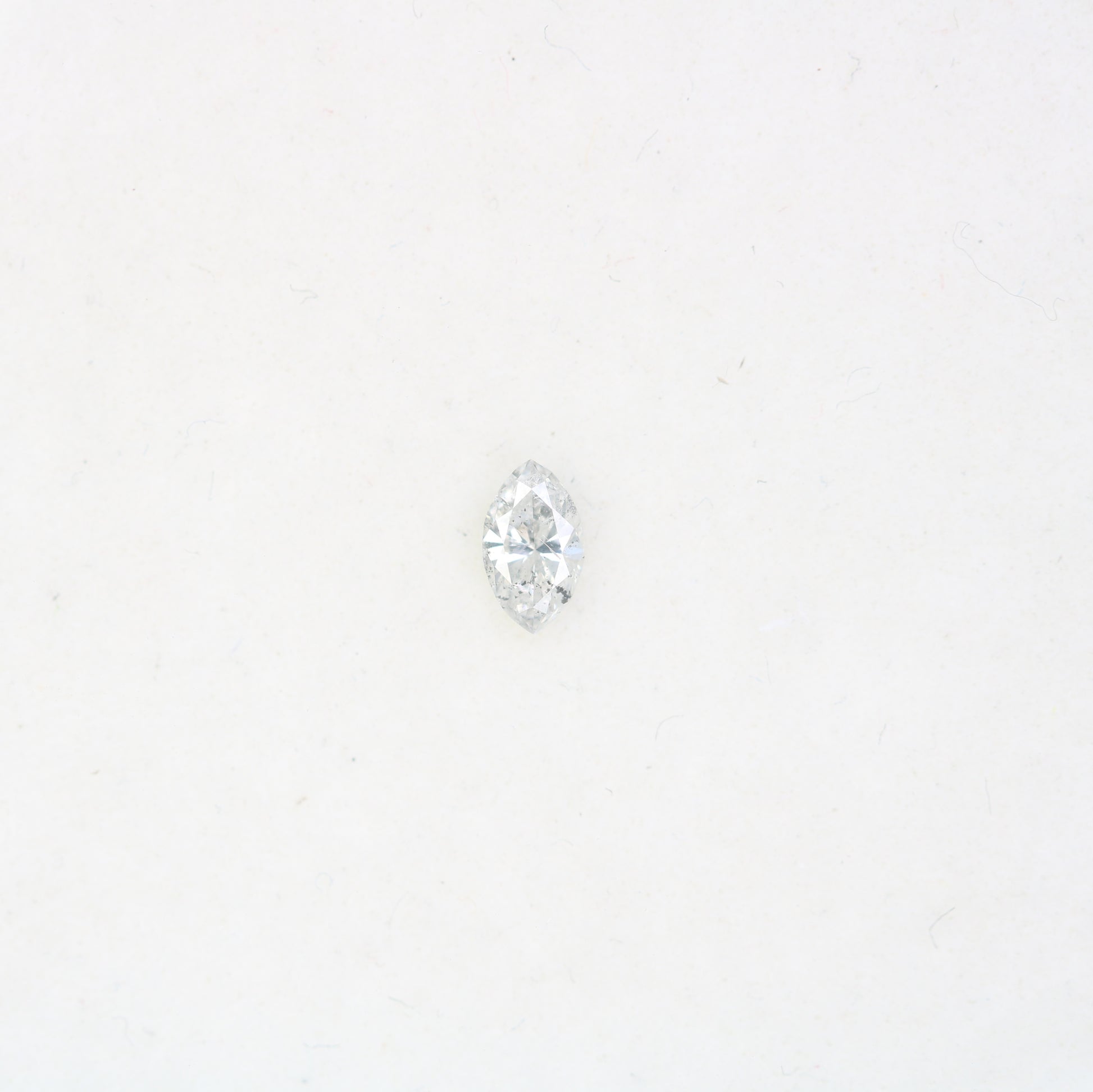 0.17 CT Loose White Marquise Shape Salt and Pepper Diamond - Ideal for Engagement Rings, Necklaces, Earrings, and Custom Jewelry - JayKrishna Diamond