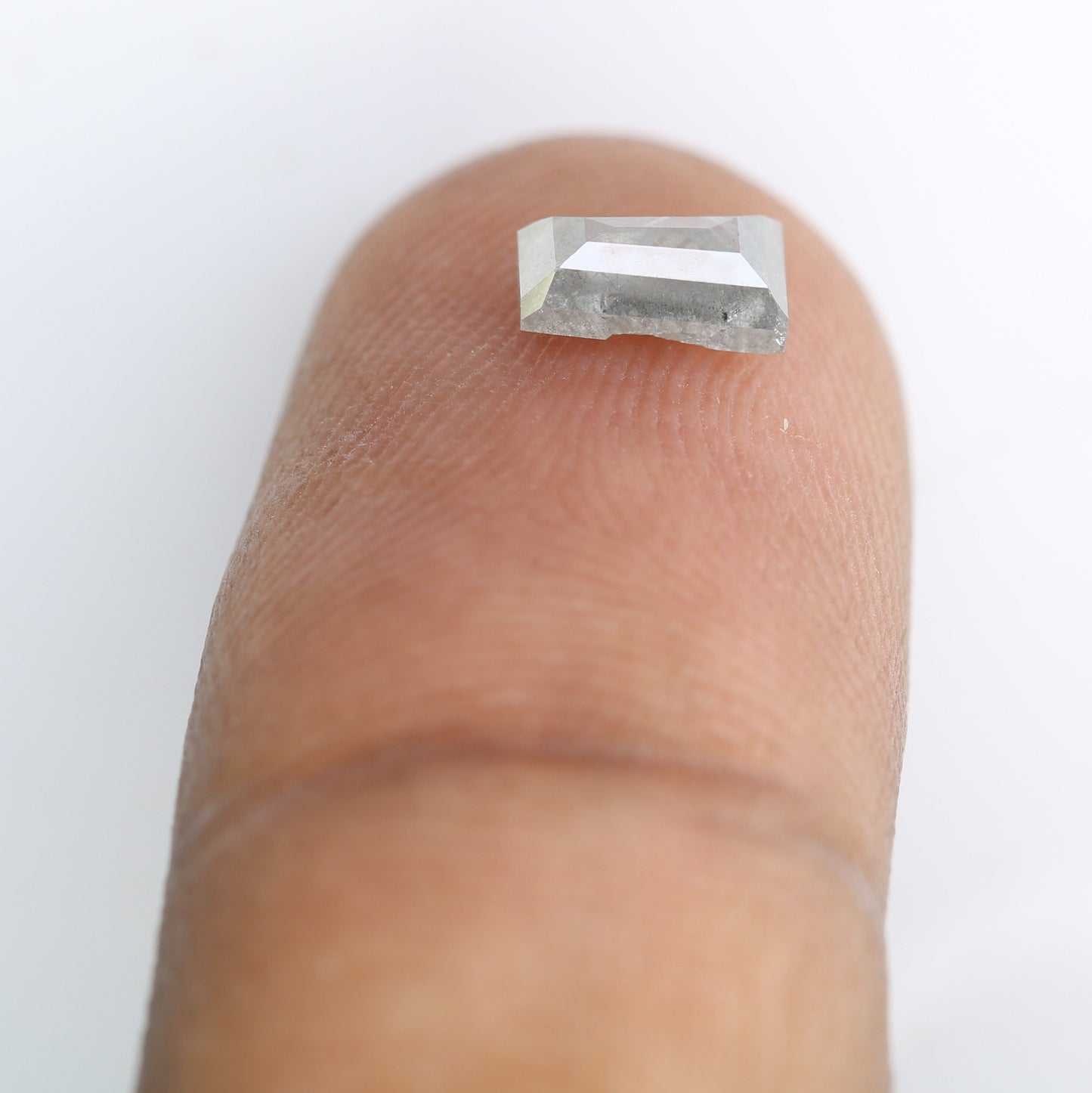0.82 Carat Natural Loose Salt And Pepper Geometric Shaped Diamond For Wedding Ring - JayKrishna Diamond