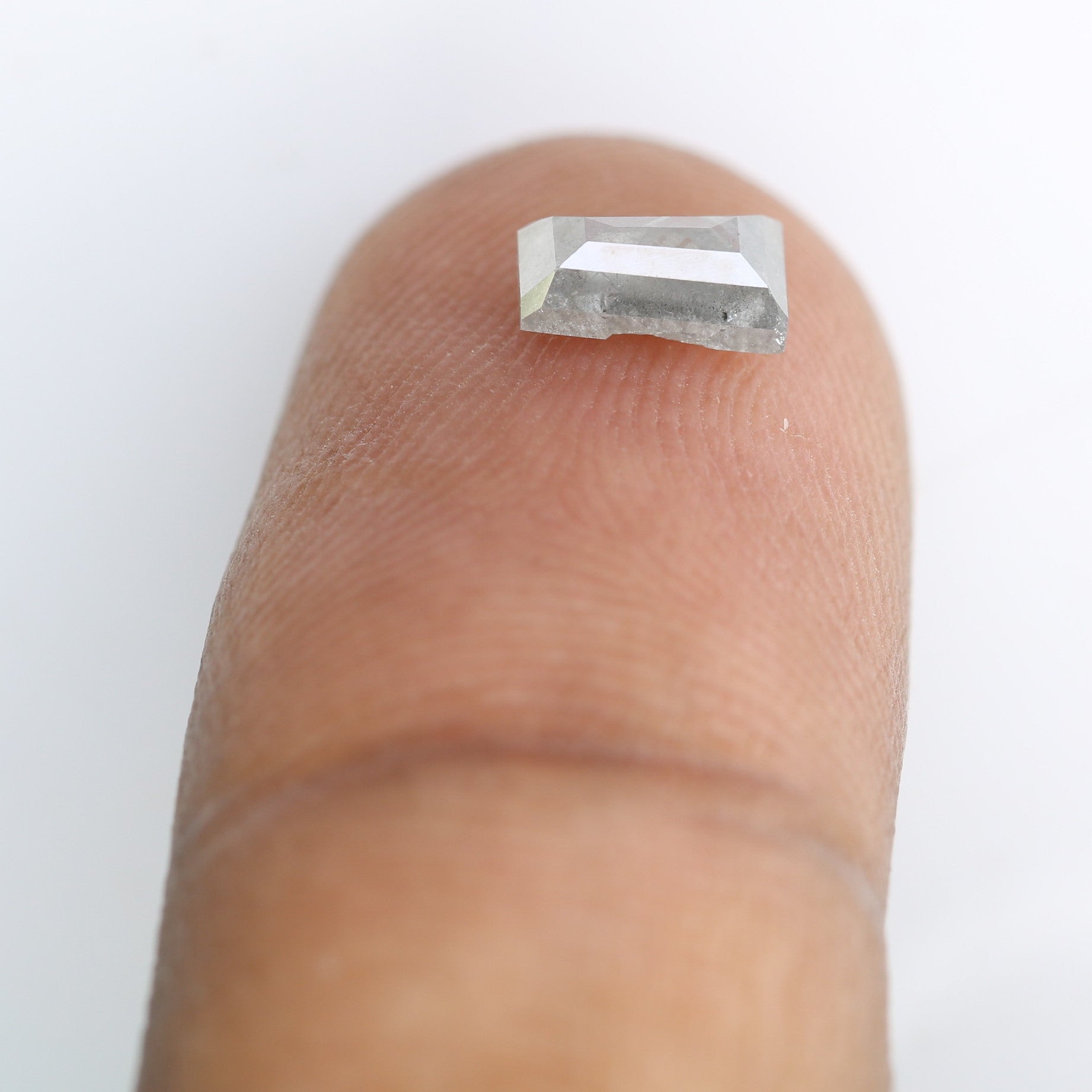 0.82 Carat Natural Loose Salt And Pepper Geometric Shaped Diamond For Wedding Ring - JayKrishna Diamond