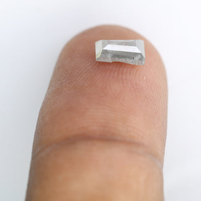 0.82 Carat Natural Loose Salt And Pepper Geometric Shaped Diamond For Wedding Ring - JayKrishna Diamond