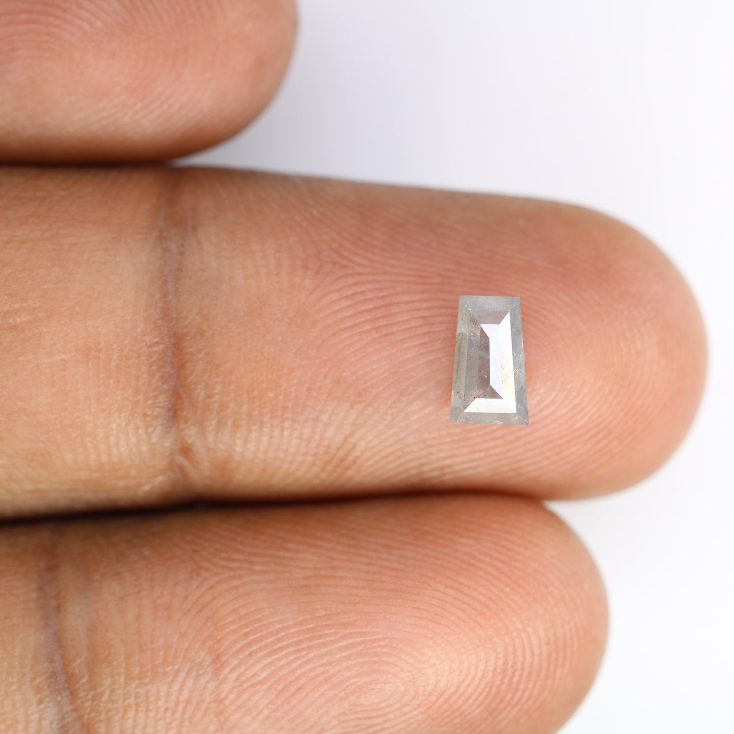 0.82 Carat Natural Loose Salt And Pepper Geometric Shaped Diamond For Wedding Ring - JayKrishna Diamond