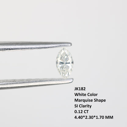 0.12 CT Marquise Cut Natural Salt and Pepper Diamond for Engagements & Custom Jewelry - JayKrishna Diamond