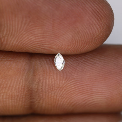 0.12 CT Marquise Cut Natural Salt and Pepper Diamond for Engagements & Custom Jewelry - JayKrishna Diamond