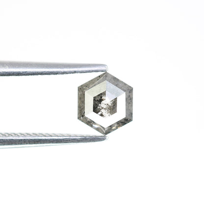 0.70 Carat Loose Hexagon Shaped Natural Salt And Pepper Diamond For Wedding Ring - JayKrishna Diamond