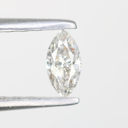 0.17 CT White Marquise Shape Loose Salt and Pepper Diamond - Ideal for Engagement Rings, Necklaces, Earrings, and Custom Jewelry - JayKrishna Diamond